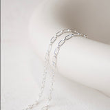 Linked Paperclip - Sterling Silver