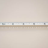 Linked Enamel Chain - White - Gold Filled