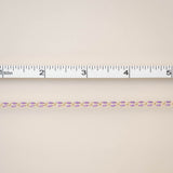 Gold Enamel Chain in Purple