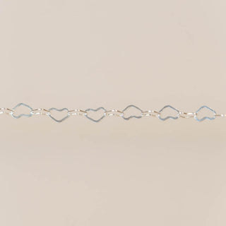 Flat Hearts - Small - Sterling Silver
