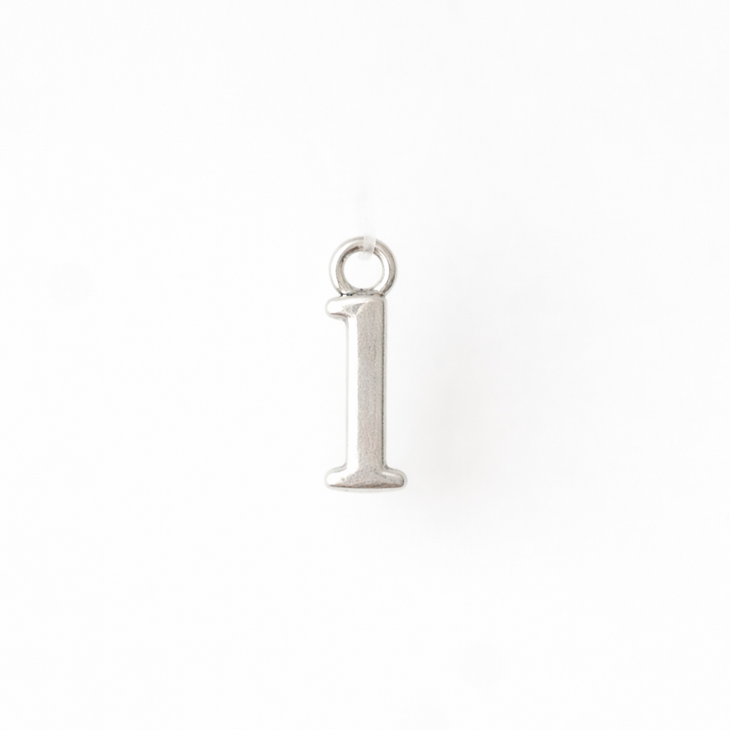 Lowercase Alphabet - Dangle Charm - Sterling Silver