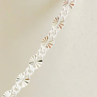 Silver disc chain necklace - AE6A1EB2