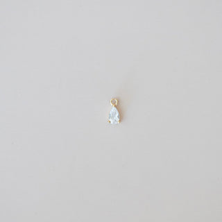 Geometrical Birthstone Dangle Charms - Gold Filled