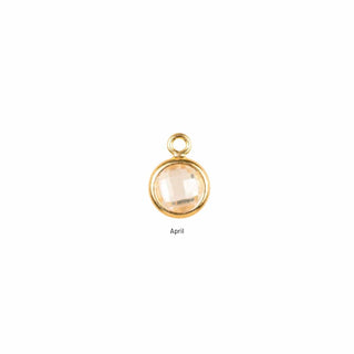 April birthstone charm
