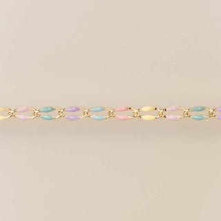 Gold Enamel in Pastel Dreams