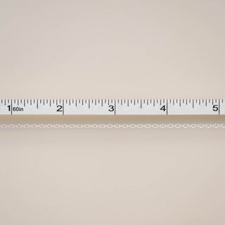 Diamond Curb- Small - Sterling Silver