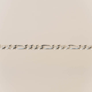 Flattened Figaro - Mini - Sterling Silver