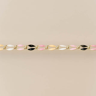 Gold Enamel Chain in Witches Brew