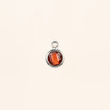 Birthstone Dangle Charms - Sterling Silver