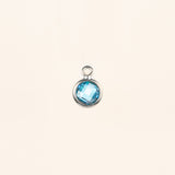 Birthstone Dangle Charms - Sterling Silver