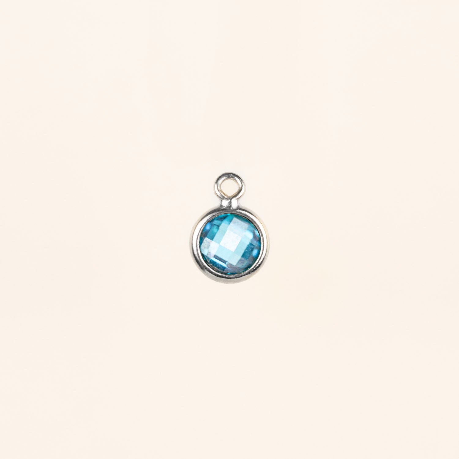 Birthstone Dangle Charms - Sterling Silver