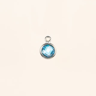 Birthstone Dangle Charms - Sterling Silver