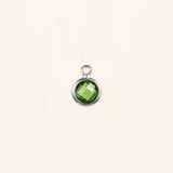 Birthstone Dangle Charms - Sterling Silver