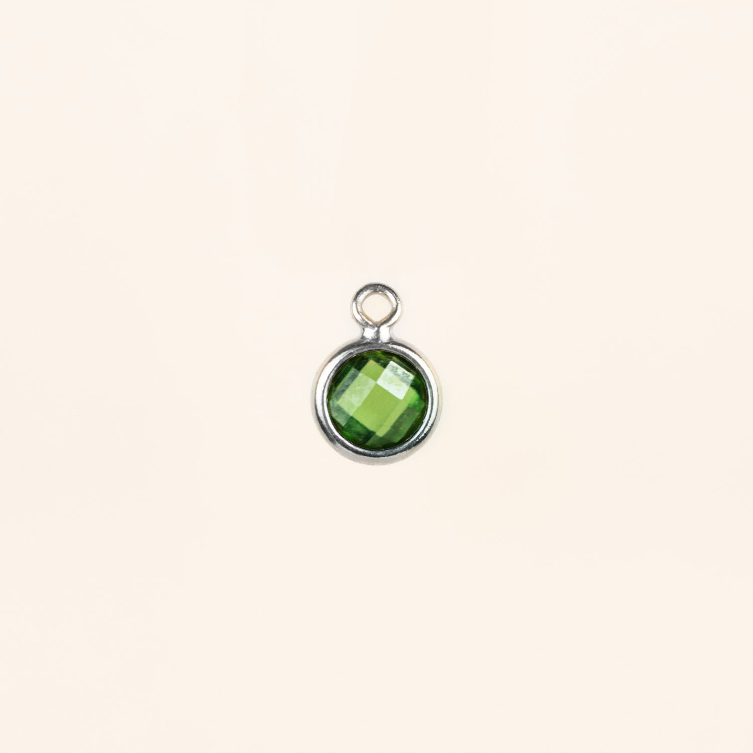 Birthstone Dangle Charms - Sterling Silver