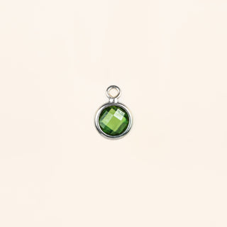 Birthstone Dangle Charms - Sterling Silver