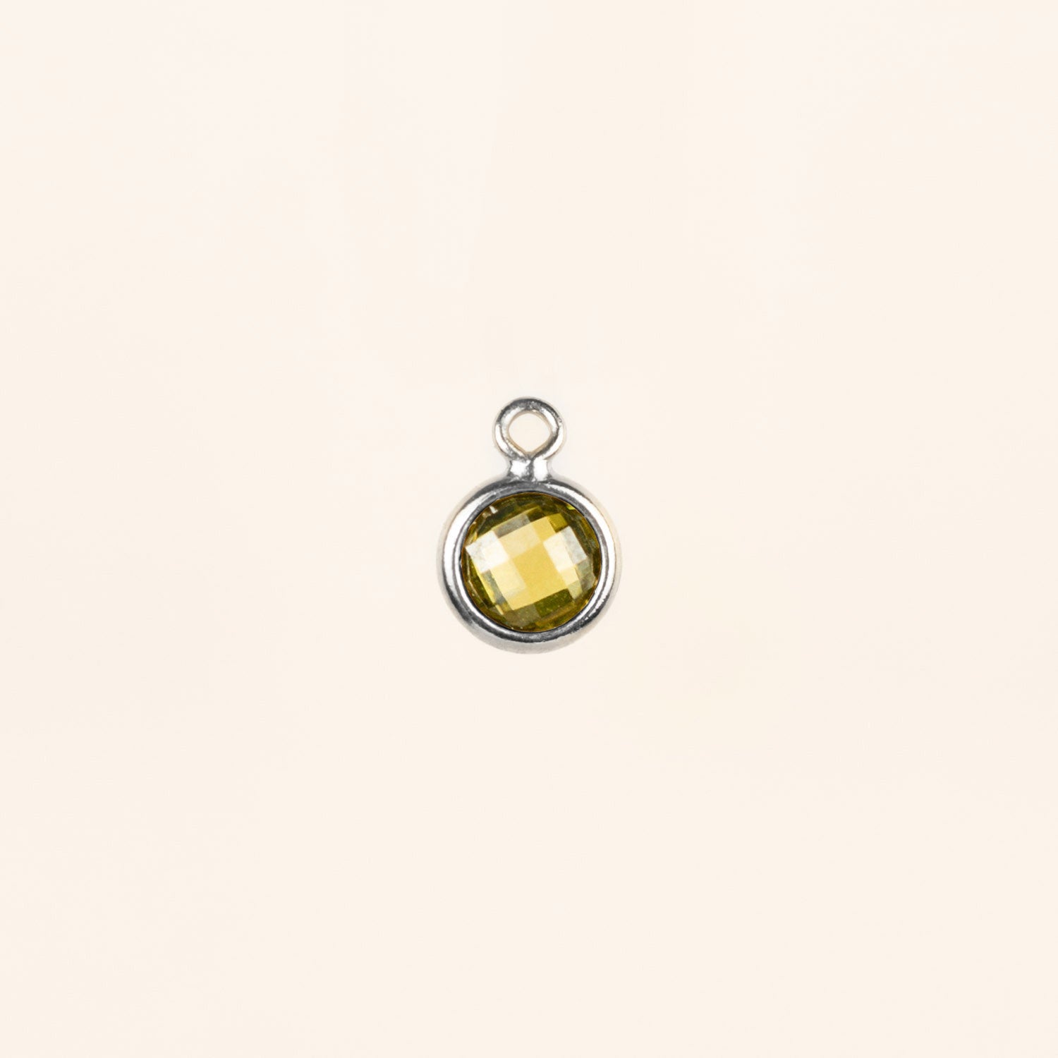 Birthstone Dangle Charms - Sterling Silver
