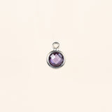 Birthstone Dangle Charms - Sterling Silver