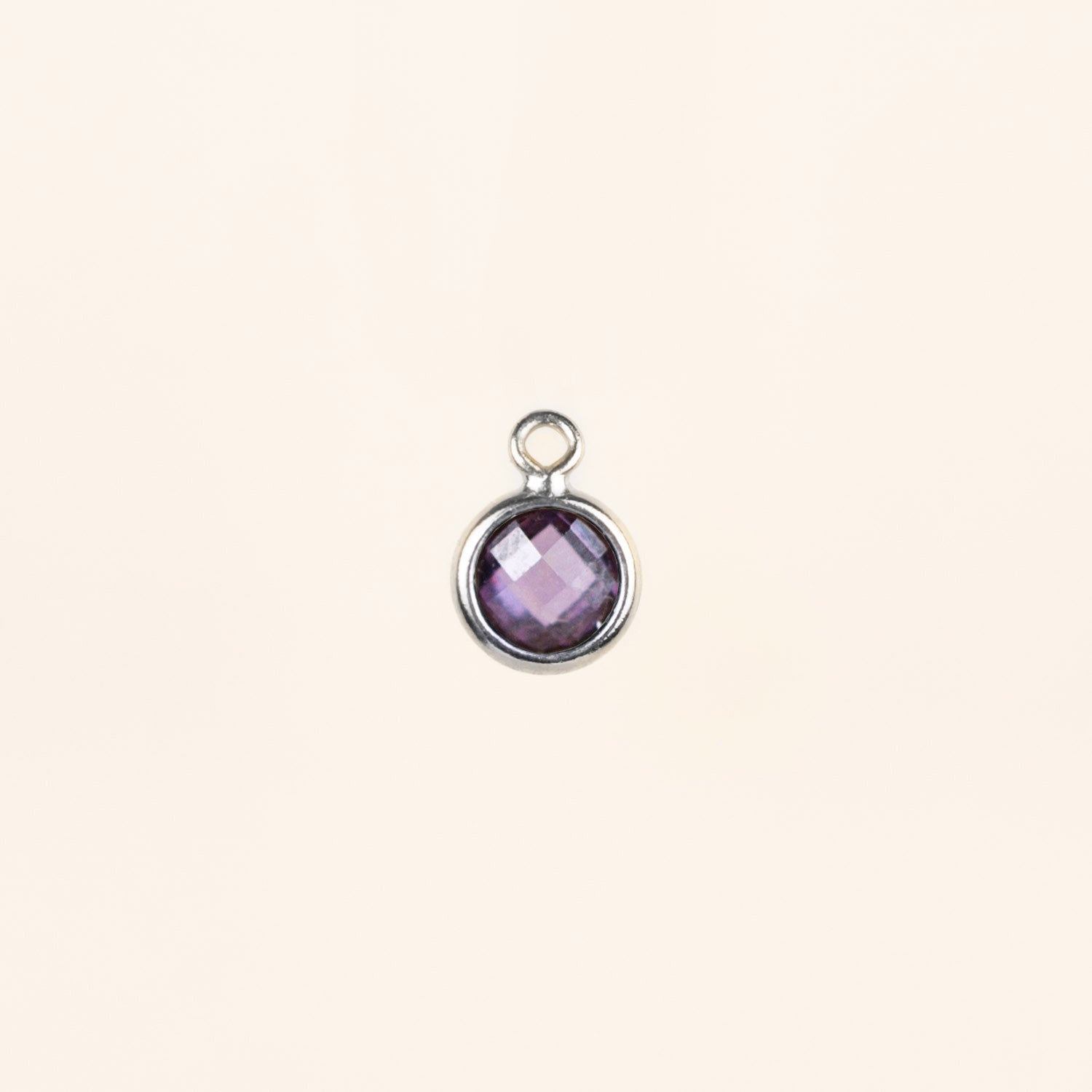 Birthstone Dangle Charms - Sterling Silver