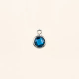 Birthstone Dangle Charms - Sterling Silver