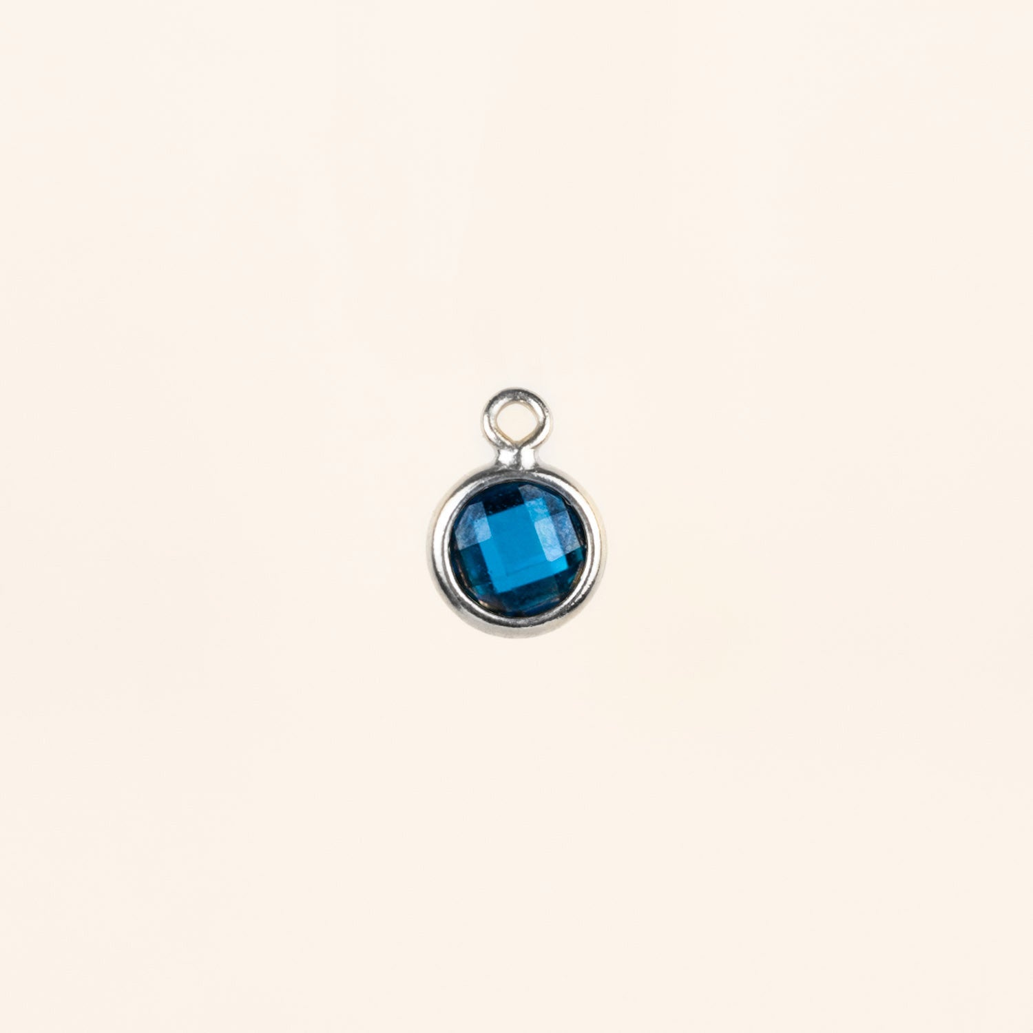 Birthstone Dangle Charms - Sterling Silver