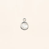 Birthstone Dangle Charms - Sterling Silver