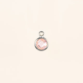 Birthstone Dangle Charms - Sterling Silver