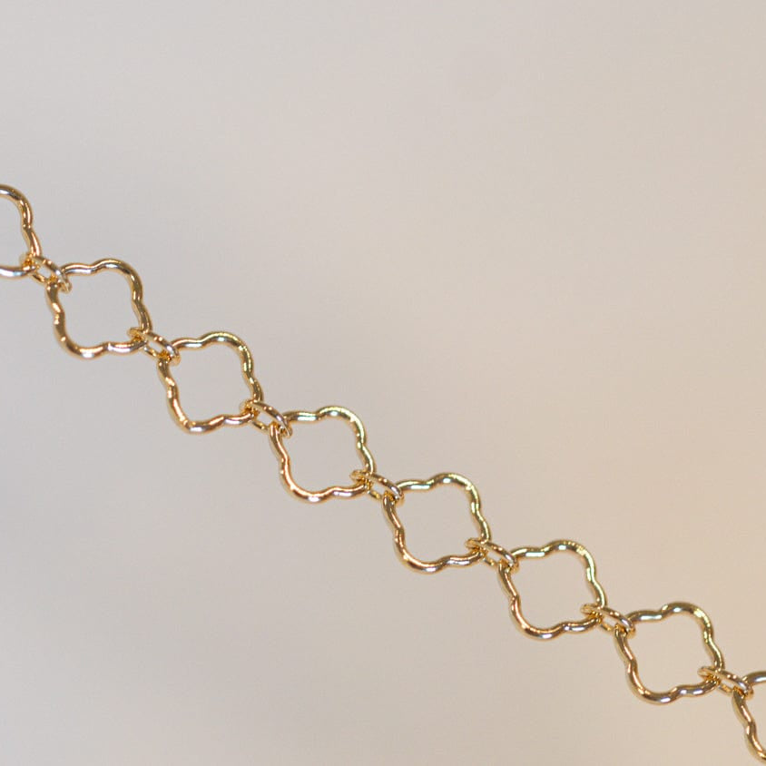 Gold chain link necklace - Chain1-44