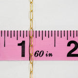 Rounded Paperclip Chain - Small - GF