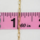 Flat Oval Paperclip Chain - Small - GF