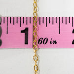 Gold chain necklace 60 inches long, Chain38_-6