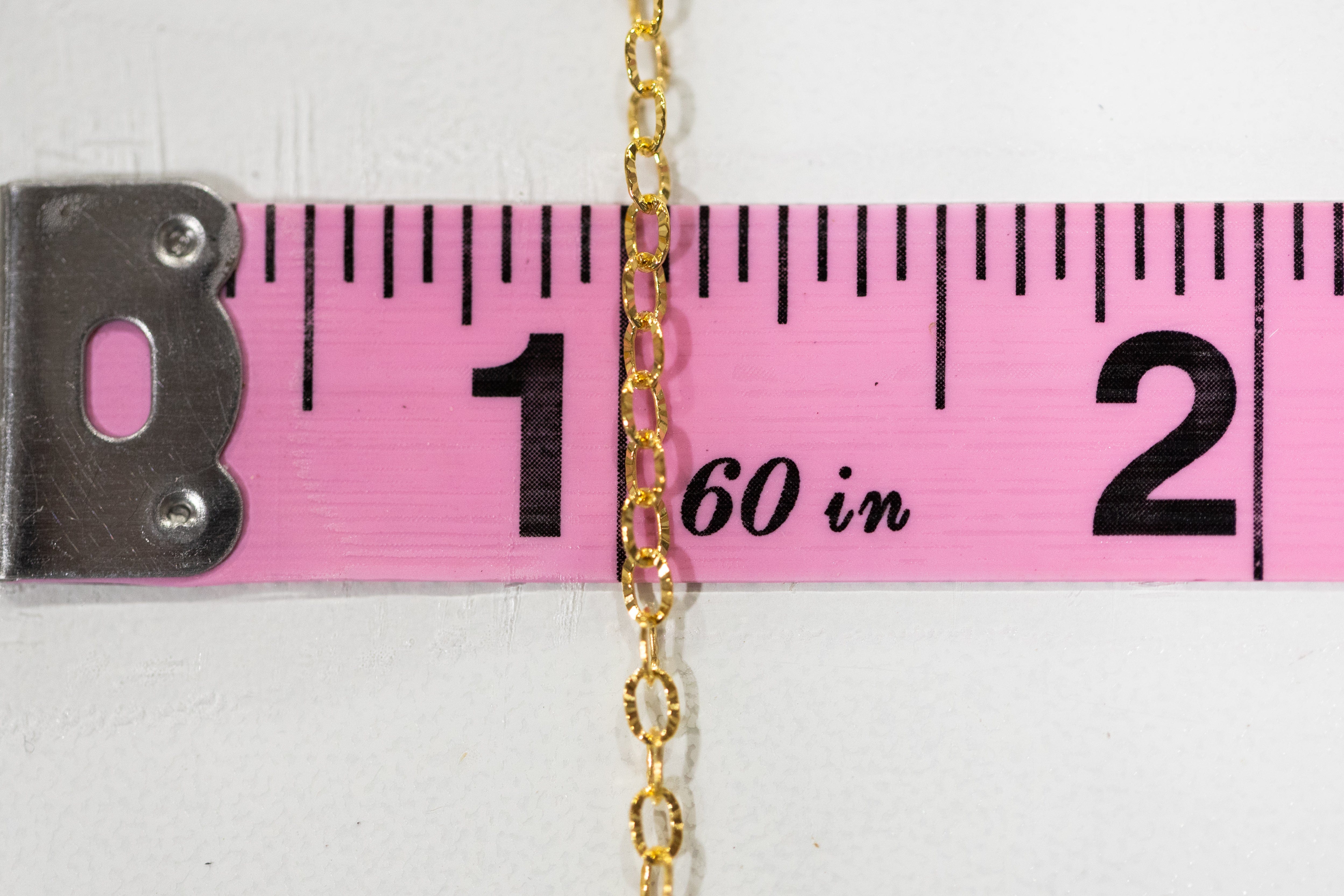 Gold chain necklace 60 inches long, Chain38_-6