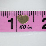 Gold Filled - Heart Charm - 6 x 8mm