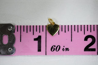 Charm_GP_11-2 Gold Heart Pendant on Ruler