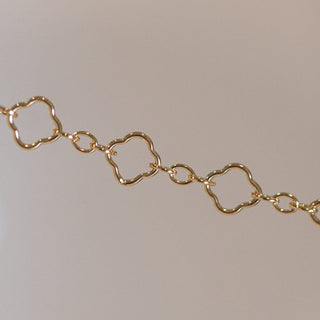 CloverChain-36 gold chain necklace