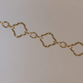 CloverChain-39 gold chain necklace
