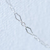 Diamond Triple Link - Sterling Silver