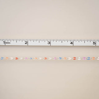 Silver Enamel in Cotton Candy