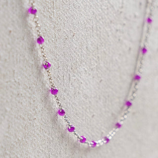 Purple beaded necklace D2CAEB3C-F42B