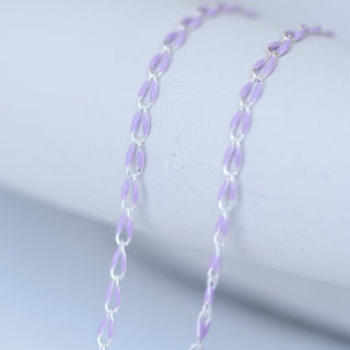 Lavender beaded necklace (DDFD60DE)