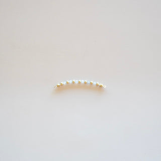 Grey + Gold - Bead Connector - GF