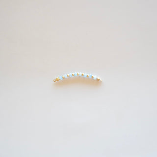 Dusty Blue + Gold - Bead Connector - GF
