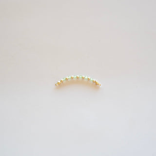 Green + Gold - Bead Connector - GF