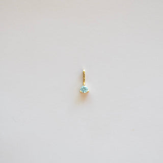 Dangle Circle - Birthstones - Gold Filled