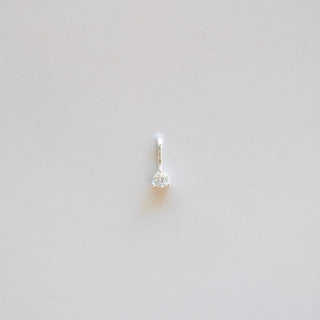 Dangle Circles - CZ Birthstone - Sterling Silver