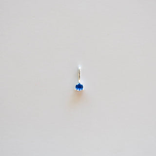 Dangle Circles - CZ Birthstone - Sterling Silver