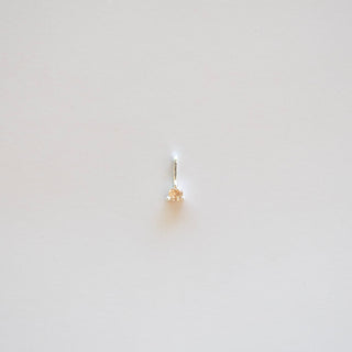Dangle Circles - CZ Birthstone - Sterling Silver