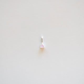 Dangle Circles - CZ Birthstone - Sterling Silver