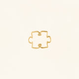 Puzzle Piece Charm - Dangle or Connector