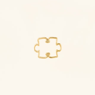 Puzzle Piece Charm - Dangle or Connector