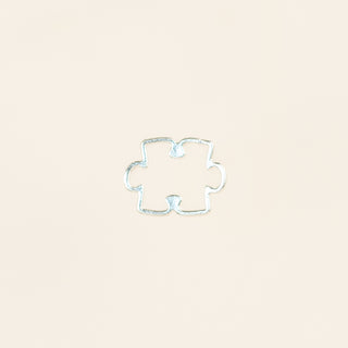 Puzzle Piece Charm - Dangle or Connector
